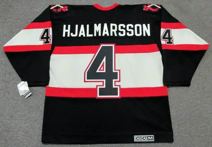 NIKLAS HJALMARSSON Chicago Blackhawks 1930’s CCM Vintage NHL Hockey Jersey 