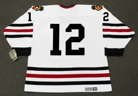 PAT STAPLETON Chicago Blackhawks 1967 CCM Vintage Throwback NHL Hockey Jersey 