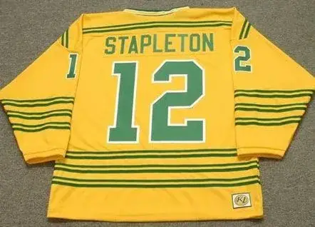 PAT STAPLETON Chicago Cougars 1973 WHA Throwback Hockey Jersey 