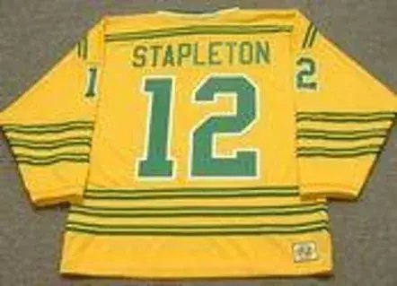 PAT STAPLETON Chicago Cougars 1973 WHA Throwback Hockey Jersey 