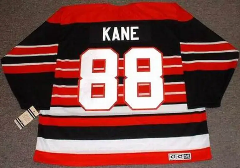 PATRICK KANE Chicago Blackhawks 1940’s CCM Throwback Away NHL Hockey Jersey 