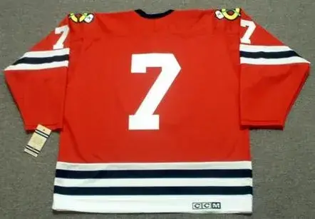 PHIL ESPOSITO Chicago Blackhawks 1963 CCM Vintage Throwback NHL Jersey 