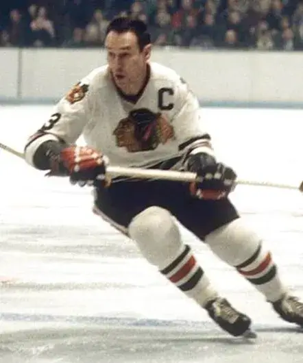 PIERRE PILOTE Chicago Blackhawks 1967 CCM Vintage Throwback NHL Hockey Jersey 