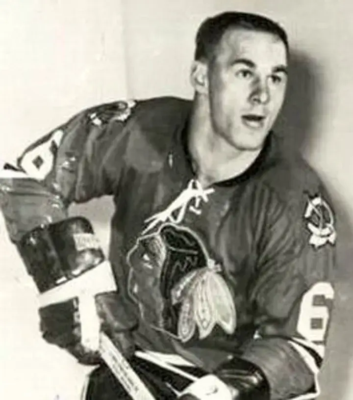 REGGIE FLEMING Chicago Blackhawks 1963 CCM Vintage Throwback NHL Jersey 