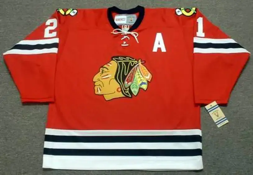 STAN MIKITA Chicago Blackhawks 1963 CCM Vintage Throwback NHL Jersey