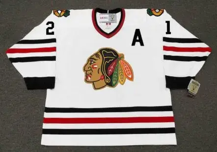 STAN MIKITA Chicago Blackhawks 1967 CCM Vintage Throwback NHL Hockey Jersey