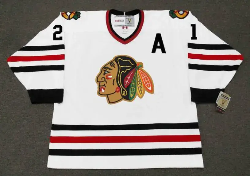 STAN MIKITA Chicago Blackhawks 1967 CCM Vintage Throwback NHL Hockey Jersey