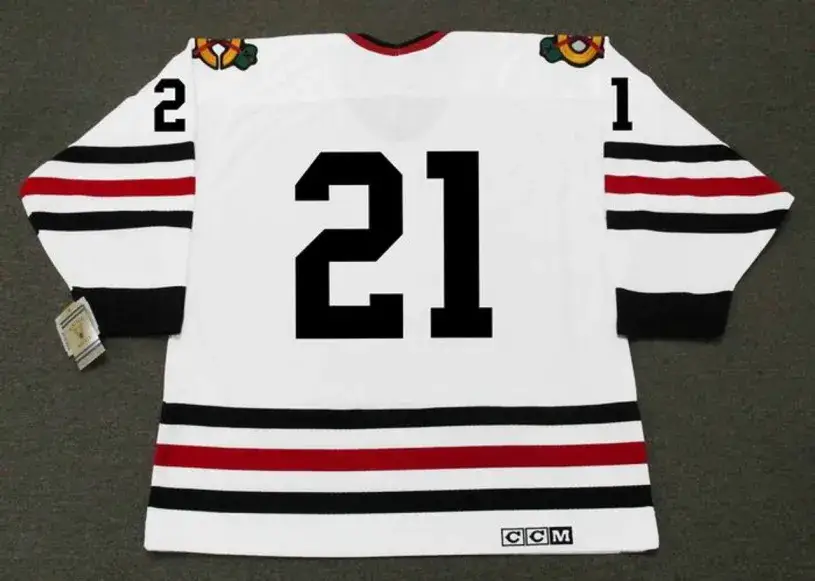 STAN MIKITA Chicago Blackhawks 1967 CCM Vintage Throwback NHL Hockey Jersey 