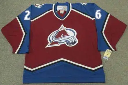 JOHN-MICHAEL LILES Colorado Avalanche 2003 CCM Vintage Throwback NHL Hockey Jersey