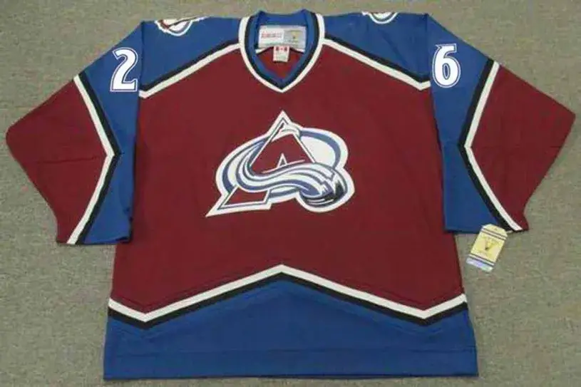 JOHN-MICHAEL LILES Colorado Avalanche 2003 CCM Vintage Throwback NHL Hockey Jersey