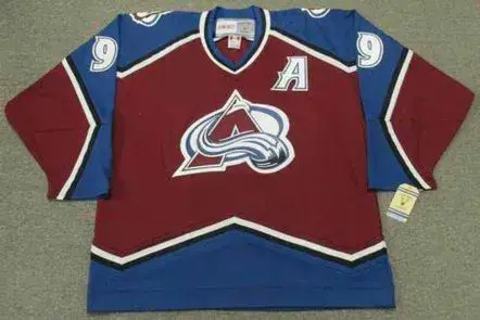 MIKE RICCI Colorado Avalanche 1996 Away CCM Vintage Throwback NHL Hockey Jersey