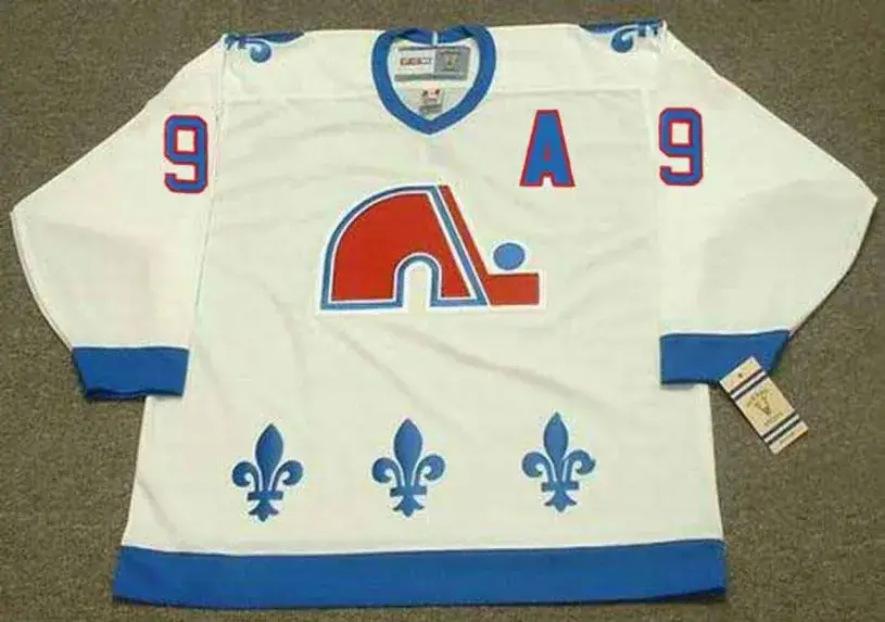 MIKE RICCI Quebec Nordiques 1994 Home CCM Throwback NHL Hockey Jersey