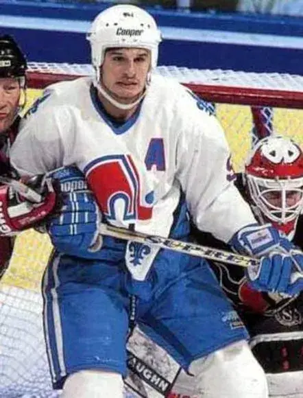 MIKE RICCI Quebec Nordiques 1994 Home CCM Throwback NHL Hockey Jersey 