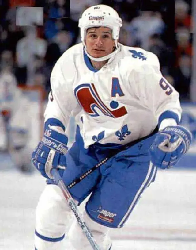 MIKE RICCI Quebec Nordiques 1994 Home CCM Throwback NHL Hockey Jersey 