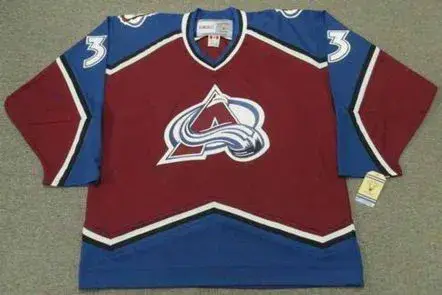 PATRICK ROY Colorado Avalanche 1996 Away CCM Vintage Throwback NHL Hockey Jersey