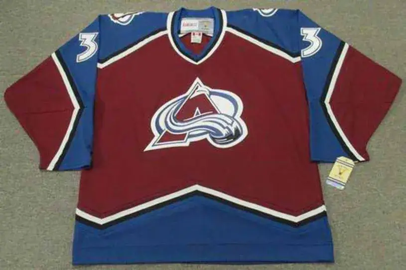 PATRICK ROY Colorado Avalanche 1996 Away CCM Vintage Throwback NHL Hockey Jersey
