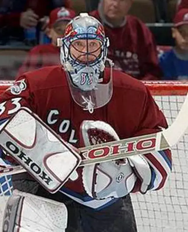 PATRICK ROY Colorado Avalanche 2002 CCM Throwback Alternate NHL Hockey Jersey 
