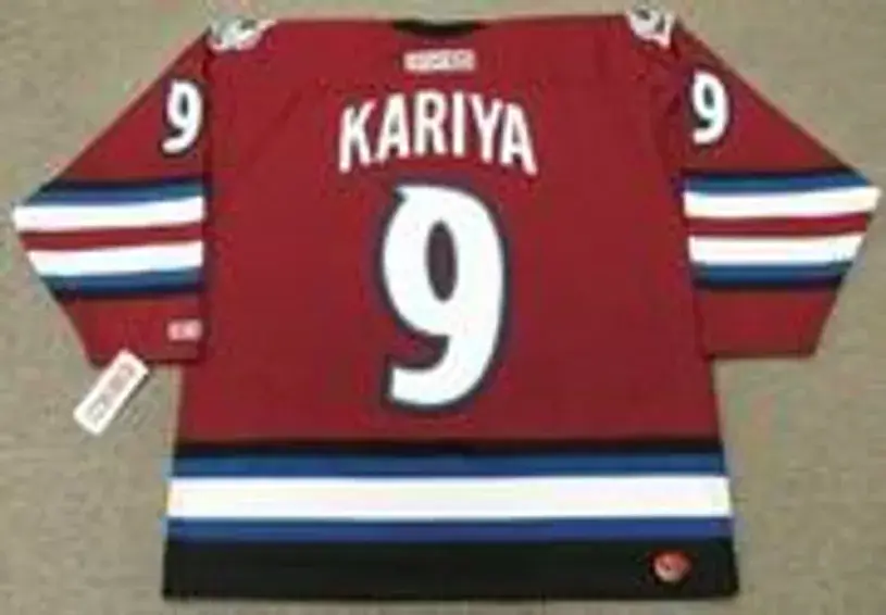 PAUL KARIYA Colorado Avalanche 2003 Alternate CCM Throwback NHL Hockey Jersey 