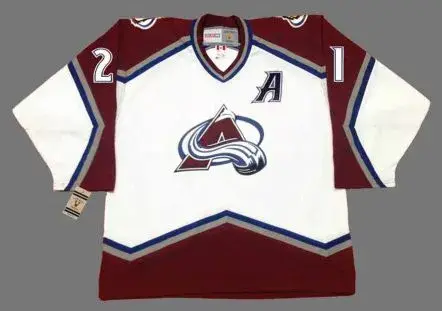 PETER FORSBERG Colorado Avalanche 2001 CCM Vintage Throwback NHL Hockey Jersey