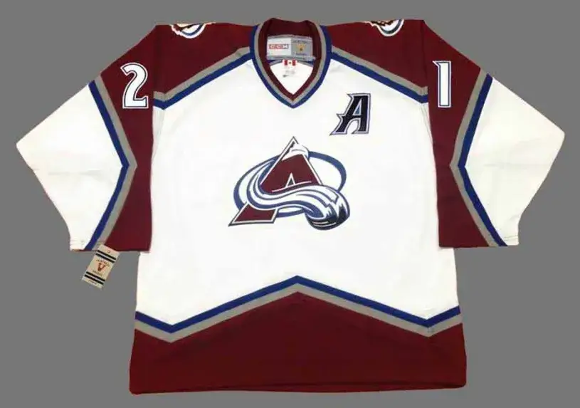 PETER FORSBERG Colorado Avalanche 2001 CCM Vintage Throwback NHL Hockey Jersey