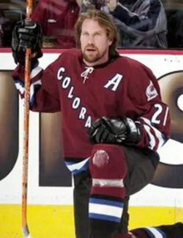PETER FORSBERG Colorado Avalanche 2002 CCM Throwback Alternate NHL Hockey Jersey 