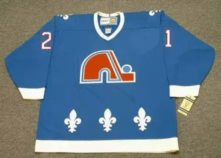 PETER FORSBERG Quebec Nordiques 1994 Away CCM Throwback NHL Hockey Jersey