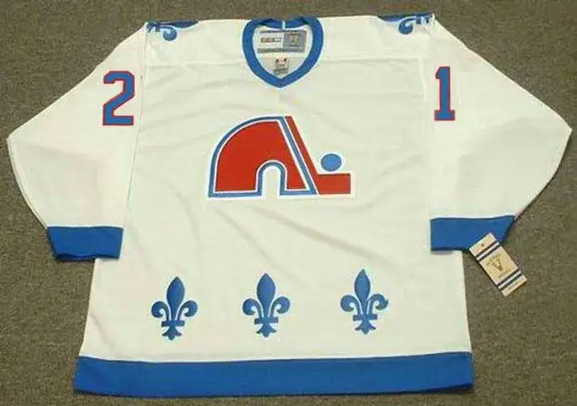 PETER FORSBERG Quebec Nordiques 1994 Home CCM Throwback NHL Hockey Jersey