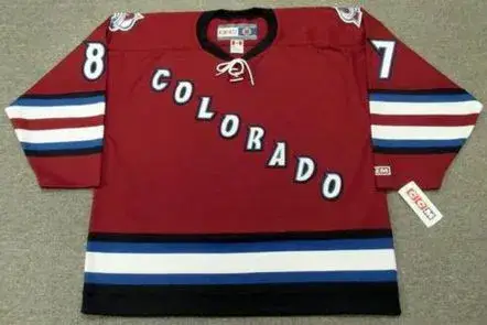 PIERRE TURGEON Colorado Avalanche 2005 CCM Throwback Alternate NHL Hockey Jersey