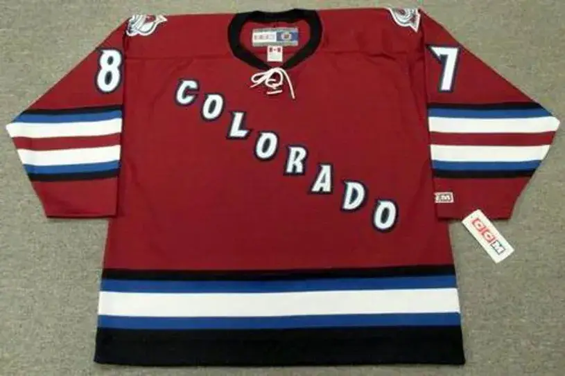 PIERRE TURGEON Colorado Avalanche 2005 CCM Throwback Alternate NHL Hockey Jersey