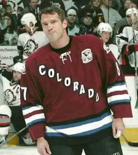PIERRE TURGEON Colorado Avalanche 2005 CCM Throwback Alternate NHL Hockey Jersey 