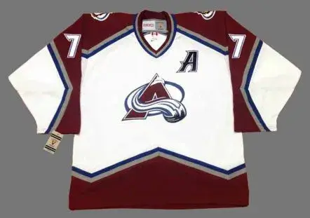 RAYMOND BOURQUE Colorado Avalanche 2001 CCM Vintage Home NHL Hockey Jersey