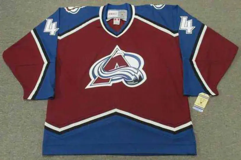 ROB BLAKE Colorado Avalanche 2001 CCM Vintage Throwback NHL Hockey Jersey