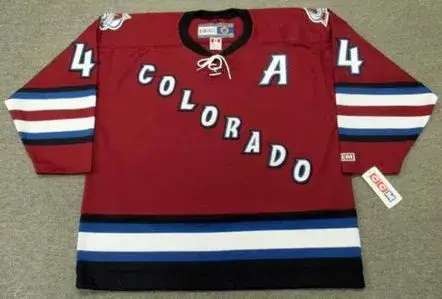 ROB BLAKE Colorado Avalanche 2002 CCM Throwback Alternate NHL Hockey Jersey
