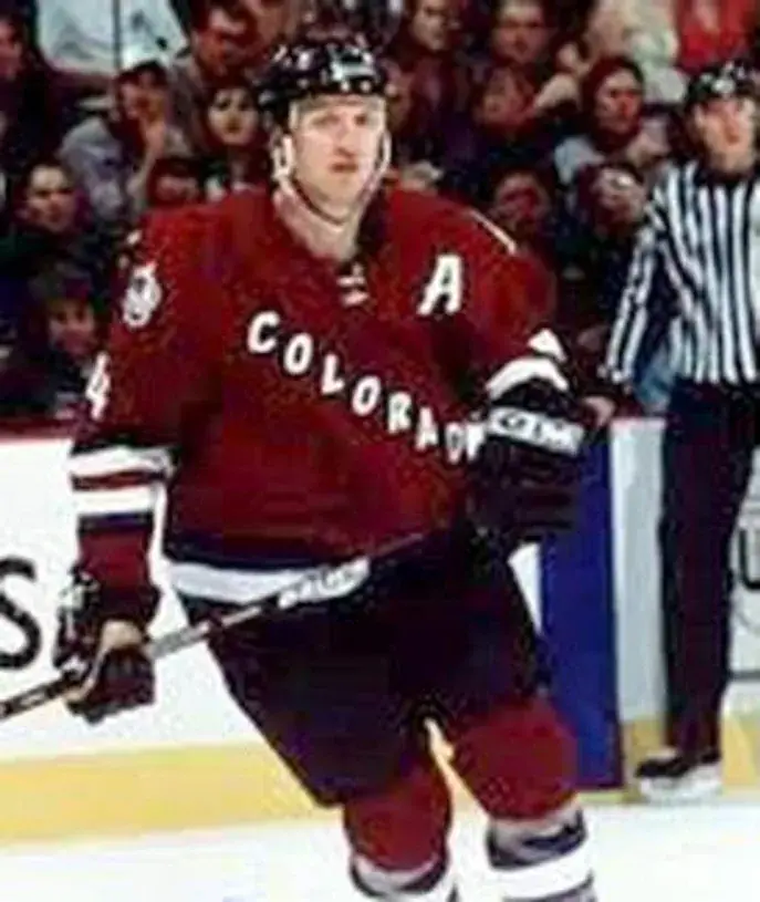ROB BLAKE Colorado Avalanche 2002 CCM Throwback Alternate NHL Hockey Jersey 