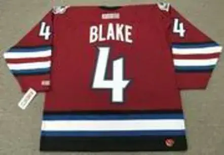 ROB BLAKE Colorado Avalanche 2002 CCM Throwback Alternate NHL Hockey Jersey 