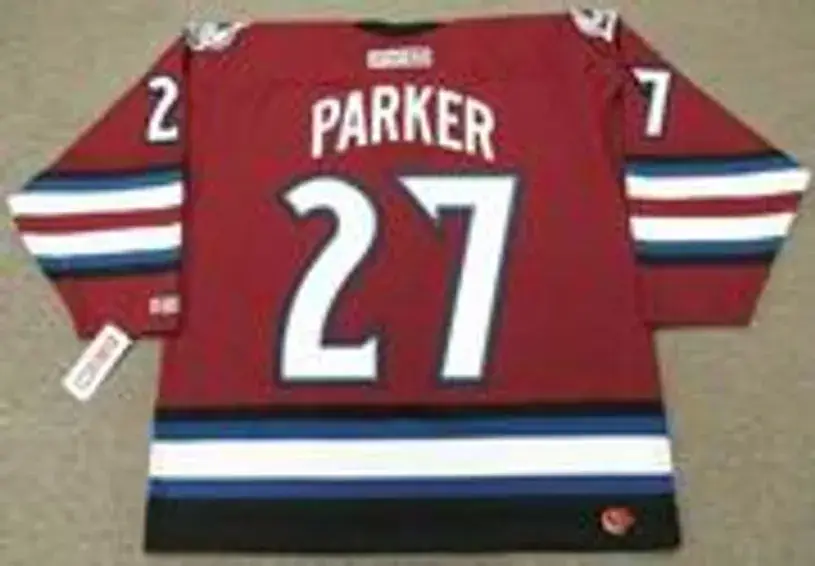 SCOTT PARKER Colorado Avalanche 2002 CCM Throwback Alternate NHL Hockey Jersey 