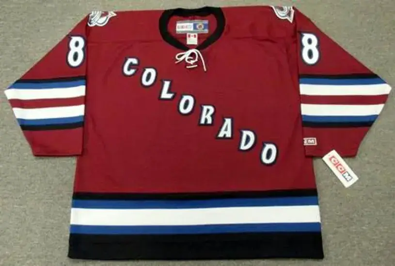 TEEMU SELANNE Colorado Avalanche 2003 CCM Throwback Alternate NHL Hockey Jersey