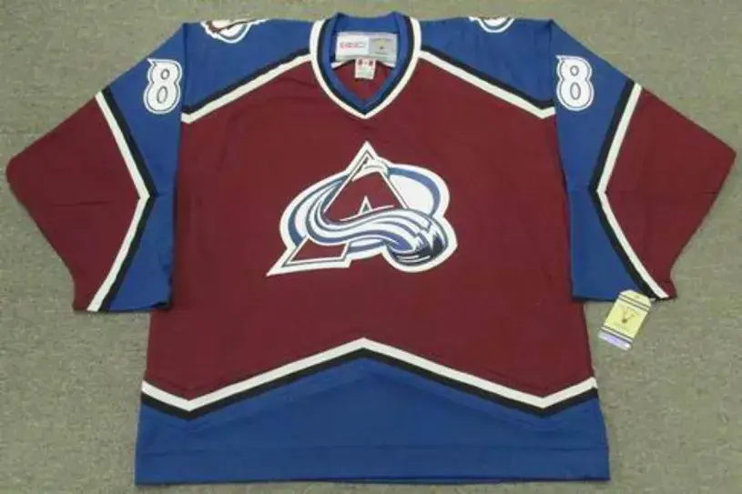 TEEMU SELANNE Colorado Avalanche 2003 CCM Vintage Throwback NHL Hockey Jersey