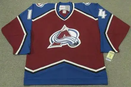 THEOREN FLEURY Colorado Avalanche 1999 CCM Vintage Throwback NHL Hockey Jersey