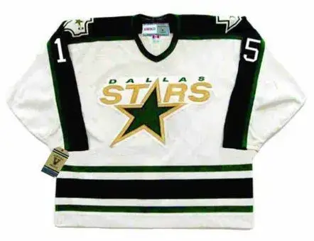 JAMIE LANGENBRUNNER Dallas Stars 1997 Home CCM Throwback NHL Hockey Jersey