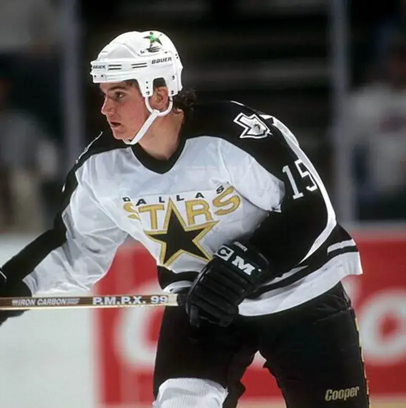JAMIE LANGENBRUNNER Dallas Stars 1997 Home CCM Throwback NHL Hockey Jersey 