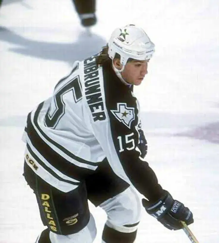 JAMIE LANGENBRUNNER Dallas Stars 1997 Home CCM Throwback NHL Hockey Jersey 
