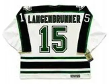 JAMIE LANGENBRUNNER Dallas Stars 1997 Home CCM Throwback NHL Hockey Jersey 