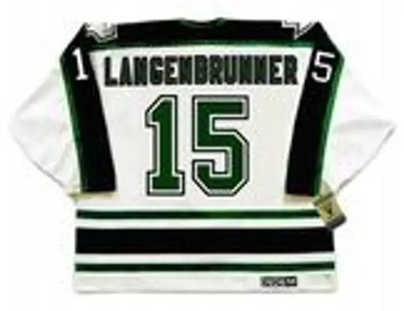 JAMIE LANGENBRUNNER Dallas Stars 1997 Home CCM Throwback NHL Hockey Jersey 