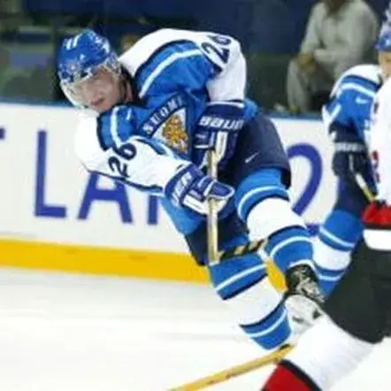 JERE LEHTINEN 2002 Team Finland Nike Olympic Throwback Hockey Jersey 