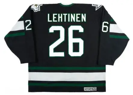 JERE LEHTINEN Dallas Stars 1997 Away CCM Throwback NHL Hockey Jersey 