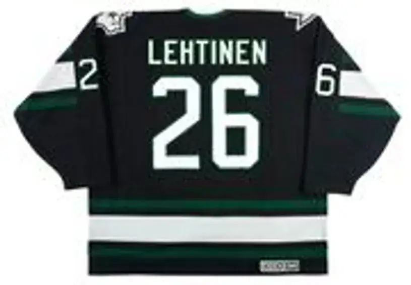 JERE LEHTINEN Dallas Stars 1997 Away CCM Throwback NHL Hockey Jersey 