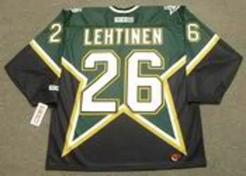 JERE LEHTINEN Dallas Stars 1999 CCM Throwback NHL Jersey 