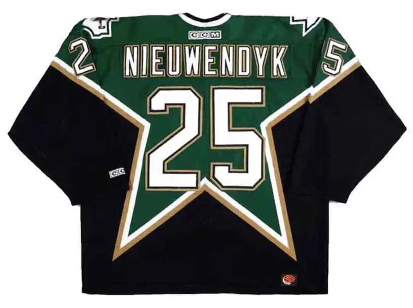 JOE NIEUWENDYK Dallas Stars 1999 CCM Throwback NHL Hockey Jersey 