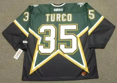 MARTY TURCO Dallas Stars 2003 CCM Throwback NHL Hockey Jersey 